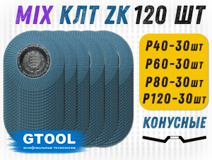 фото Промо набор КЛТ GTOOL ZK mix P40/60/80/120