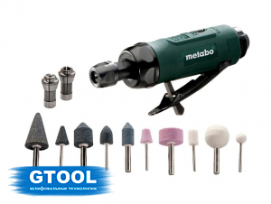 Пневматическая прямошлифовальная машина Metabo DG 25 Set